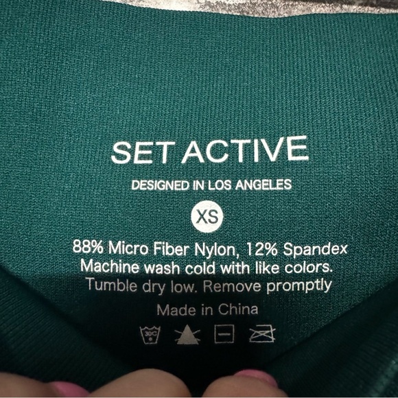 NEW Set Active SCULPTFLEX POWER LEGGINGS mojito green - Picture 4 of 9